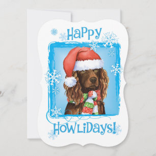 Lycklig Howlidays Boykin Spain Julkort
