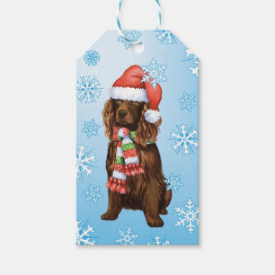Lycklig Howlidays Boykin spanjor Presentetikett