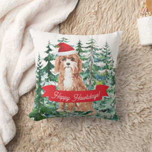 Lycklig Howlidays Cavapoo Hund Kudde