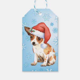 Lycklig Howlidays Chihuahua Presentetikett