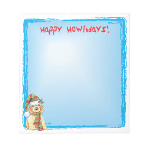Lycklig Howlidays Cocker Spain Anteckningsblock