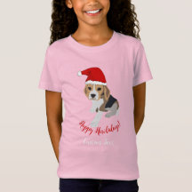 LYCKLIG HOWLIDAYS CUTE JULAFTON PUPPY RED SANTA HA