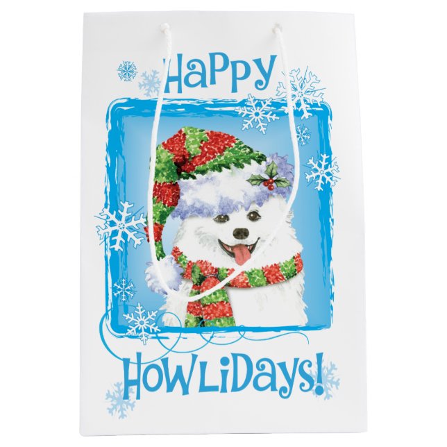 Lycklig Howlidays eskimåhund (Framsidan)