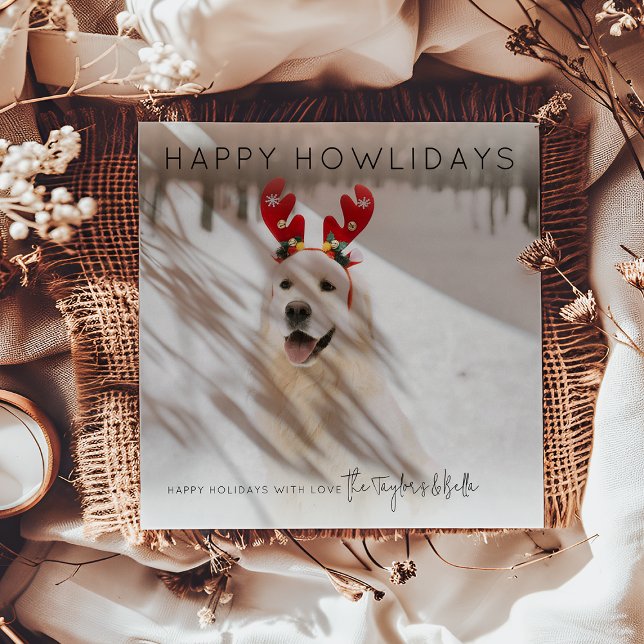 Lycklig Howlidays | Fotojul Julkort (Skapare uppladdad)