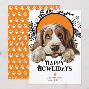 Lycklig Howlidays Grand Basset Griffon Vendeen Julkort