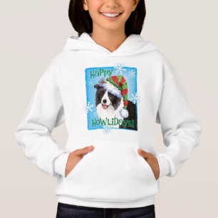 Lycklig Howlidays Gräns Collie T Shirt