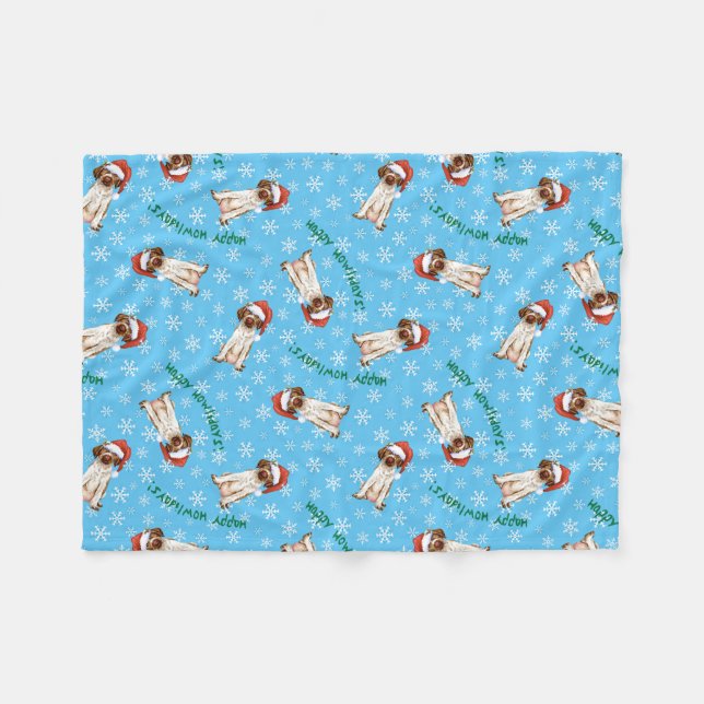 Lycklig Howlidays GWP Fleece Blanket (Framsidan (Horisontell))