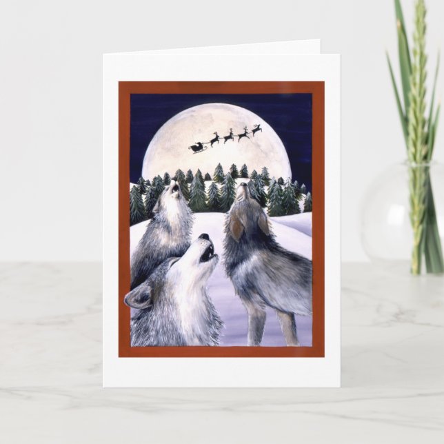 Lycklig Howlidays Helgkort (Framsida)