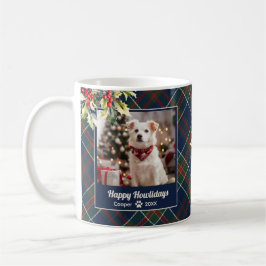Lycklig Howlidays Hund Blue Grönt Red Play-jul Kaffemugg