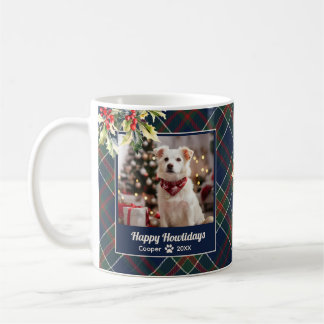 Lycklig Howlidays Hund Blue Grönt Red Play-jul Kaffemugg