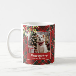 Lycklig Howlidays Hund Red Grönt Play-jul Kaffemugg