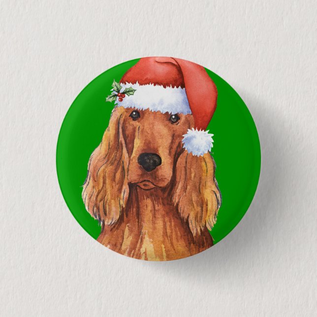 Lycklig Howlidays Irish Setter Knapp (Framsida)