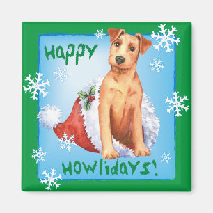 Lycklig Howlidays Irish Terrier Magnet