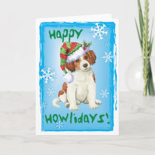 Lycklig Howlidays Kooikerhondje Helgkort