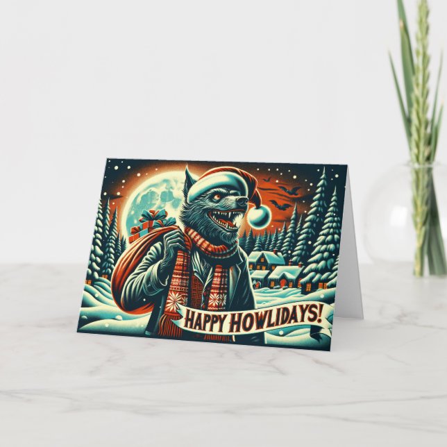 Lycklig Howlidays Kort (Framsida)