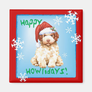 Lycklig Howlidays Lagotto Romagnolo Magnet