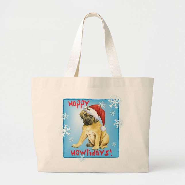 Lycklig Howlidays Mastiff Jumbo Tygkasse (Framsidan)