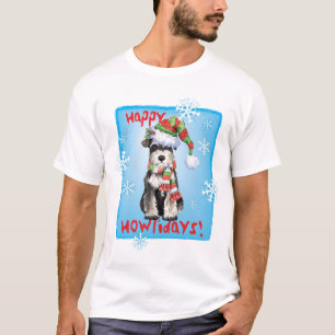 Lycklig Howlidays miniatyrSchnauzer Tröja
