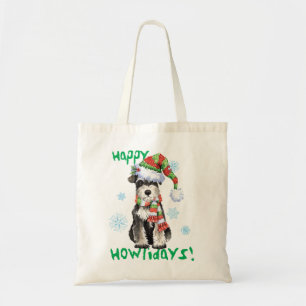 Lycklig Howlidays miniatyrSchnauzer Tygkasse