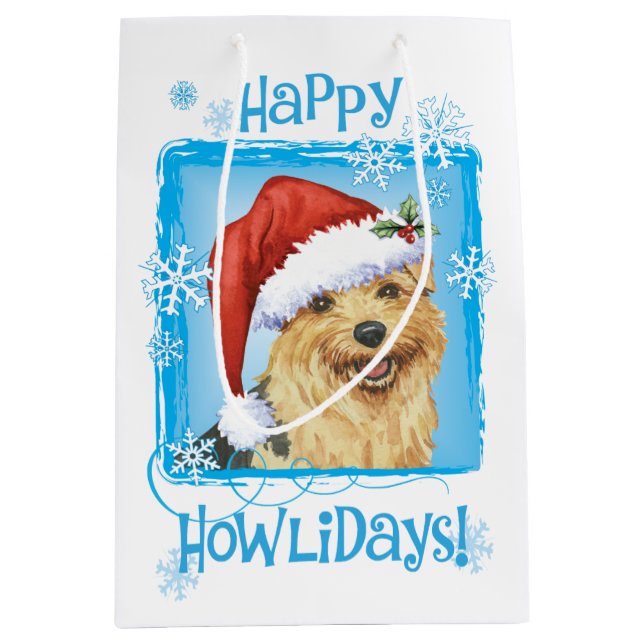Lycklig Howlidays Norfolk Terrier (Framsidan)