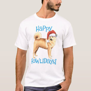 Lycklig Howlidays Norska Buhund T Shirt