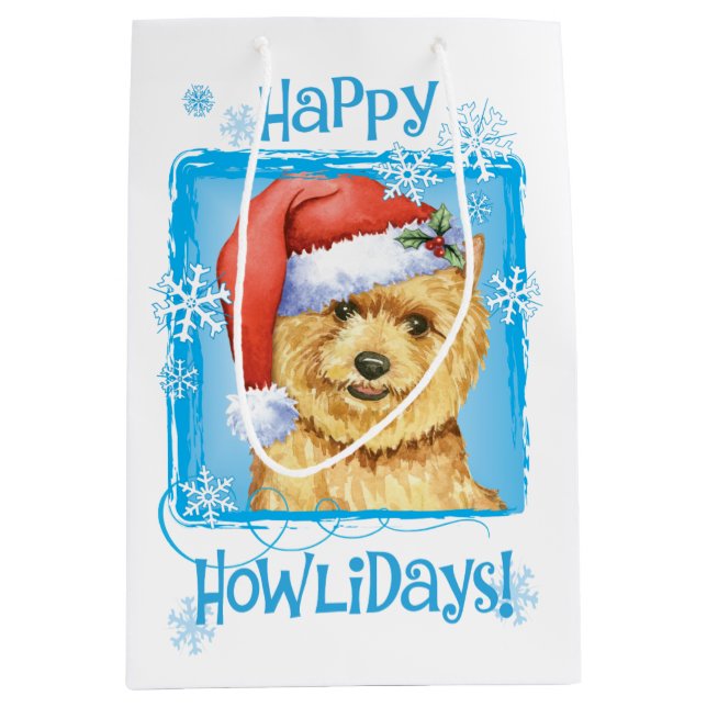 Lycklig Howlidays Norwich Terrier (Framsidan)