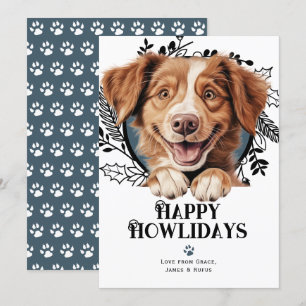 Lycklig Howlidays Nova Scotia Anka Tolling Retriev Julkort