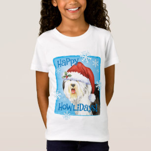 Lycklig Howlidays Old English Sheepdog T Shirt
