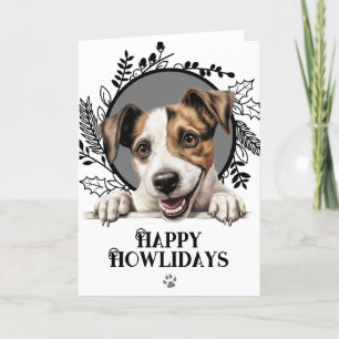 Lycklig Howlidays Parson Russell Terrier jul Helgkort