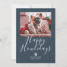 Lycklig Howlidays Pet Hund jul Julkort