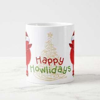 Lycklig Howlidays Pudel Jumbo Mugg