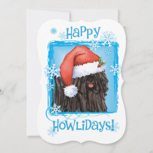 Lycklig Howlidays Puli Julkort