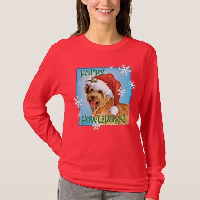 Lycklig Howlidays Pyrenean Shepherd Tröja (Framsida)