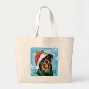 Lycklig Howlidays Rottweiler Jumbo Tygkasse