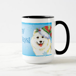 Lycklig Howlidays Samoyed Mugg