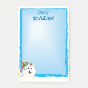 Lycklig Howlidays Samoyed Post-it Block