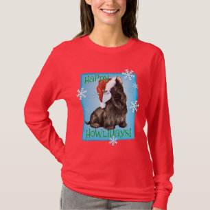 Lycklig Howlidays Scottish Terrier T Shirt