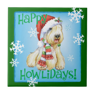 Lycklig Howlidays Sealyham Terrier Kakelplatta