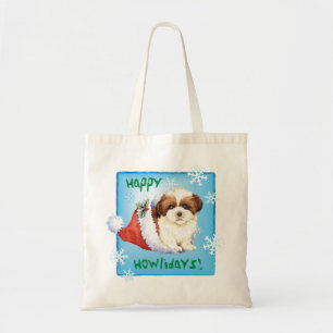 Lycklig Howlidays Shih Tzu Tygkasse