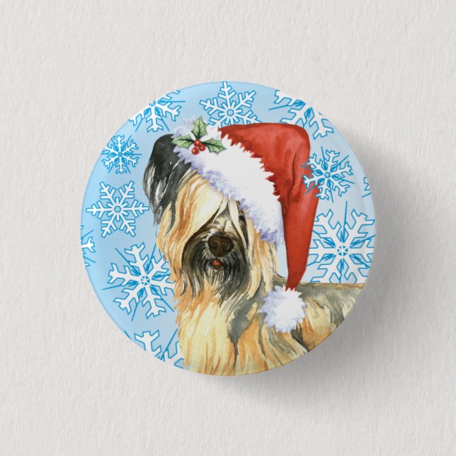 Lycklig Howlidays Skye Terrier Knapp (Framsida)