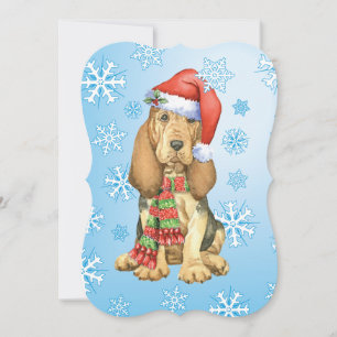 Lycklig Howlidays spårhund Julkort