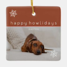 Lycklig Howlidays Terracotta Photo Pet