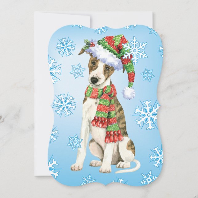 Lycklig Howlidays-textutdrag Julkort (Framsida)