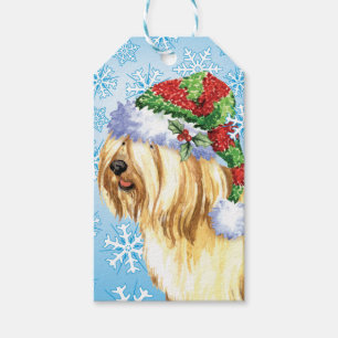 Lycklig Howlidays tibetan Terrier Presentetikett