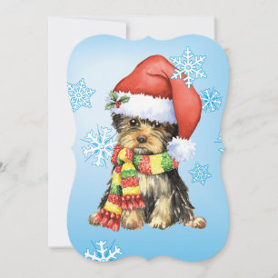 Lycklig Howlidays Yorkie Julkort
