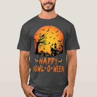 Lycklig Howloween, Scary Spooky Spider Fladdermus, T Shirt