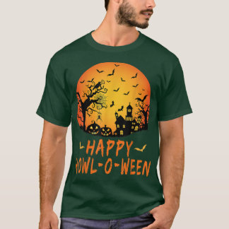 Lycklig Howloween, Scary Spooky Spider Fladdermus, T Shirt