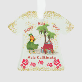 Lycklig Hula Days 2 Shirt Ornament