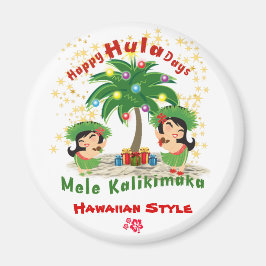 Lycklig Hula Days 3 Magnet
