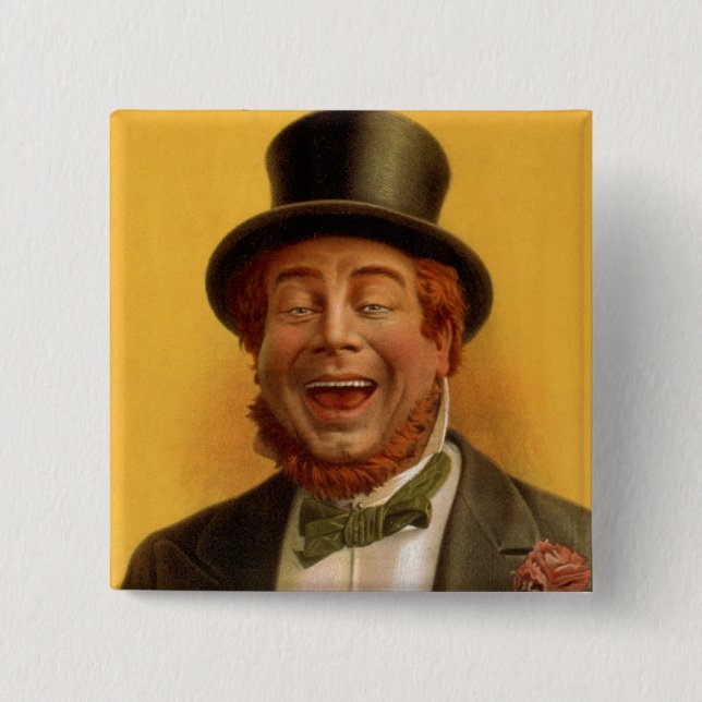 Lycklig huligan resavärld runt knapp (Framsida)